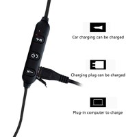 Casti Wireless Bluetooth Sport BT4, Waterproof, Tip In-Ear Headset, Microfon Incorporat, Negru - 1