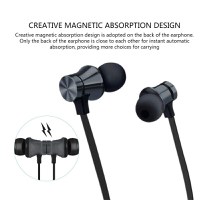 Casti Wireless Bluetooth Sport BT4, Waterproof, Tip In-Ear Headset, Microfon Incorporat, Negru - 3