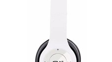 Casti wireless MRG P47 Alb cu bluetooth microfon