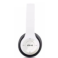 Casti wireless MRG P47 Alb cu bluetooth microfon - 1