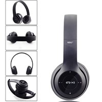 Casti wireless MRG P47 Negru cu bluetooth microfon - 4