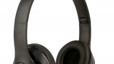 Casti wireless MRG P47 Negru cu bluetooth microfon