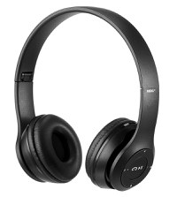 Casti wireless MRG P47 Negru cu bluetooth microfon - 3