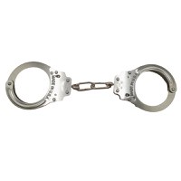 Catuse cu lant IdeallStore®, Tight Lock, otel inoxidabil, 26.5 cm, husa tactica inclusa - 3