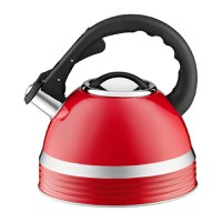 Ceainic aragaz cu fluier 2.8L(3.5L), rosu, AMBITION Nemis - 1