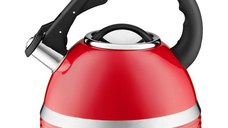 Ceainic aragaz cu fluier 2.8L(3.5L), rosu, AMBITION Nemis