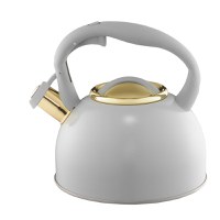 Ceainic aragaz cu fluier 2L (2.5L), gri, inductie, AMBITION Royal - 1