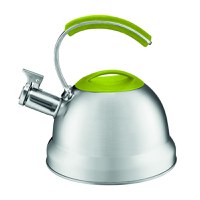 Ceainic aragaz cu fluier 2L(2.5L), maner verde, AMBITION Lotis - 1
