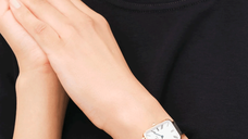 Ceas de dama Daniel Wellington Quadro Sheffield DW00100692, auriu si negru