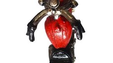 Ceas de masa in forma de motocicleta, rosu, 22 cm, SD6185-8