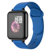 Ceas Smartwatch B57 Techstar®, Waterproof, Fitness Tracker Unisex, Monitorizare Puls, Bluetooth, Albastru - 1