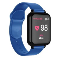 Ceas Smartwatch B57 Techstar®, Waterproof, Fitness Tracker Unisex, Monitorizare Puls, Bluetooth, Albastru - 2