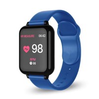 Ceas Smartwatch B57 Techstar®, Waterproof, Fitness Tracker Unisex, Monitorizare Puls, Bluetooth, Albastru - 3