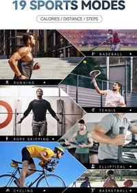 Ceas Smartwatch Sport C21, 1.32 inch, apel bluetooth, IP68,  multi sport, ritm cardiac, oxigen, notificari mesaje, Negru - 2