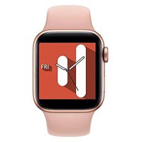 Ceas Smartwatch Techstar® T55, 1.3 Inch IPS, Monitorizare Cardiaca, Tensiune, Sedentarism, Bluetooth 5.0, 2 Curele, Roz - 6