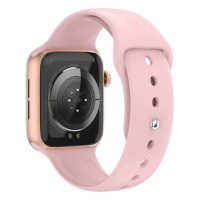 Ceas Smartwatch Techstar® T55, 1.3 Inch IPS, Monitorizare Cardiaca, Tensiune, Sedentarism, Bluetooth 5.0, 2 Curele, Roz - 2