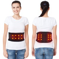 Centura lombara incalzitoare cu 20 magneti de turmalina pentru talie, abdomen, corectare postura, unisex, marime L - 6