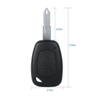 Cheie Auto Completa Compatibila Renault Master, Kangoo, Trafic, 433 MHz, Cip ID46 PCF7946, 2 Butoane, Lama Neprelucrata - 6