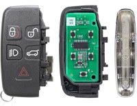 Cheie Auto Completa Programabila 433MHz, cu 5 butoane, cip PCF7945, compatibila Land Rover Discovery, Freelander, Range - 6