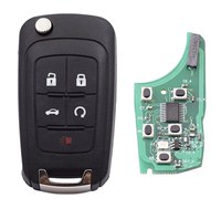 Cheie Auto Completa Programabila, Compatibila Chevrolet Captiva, Cruze, Malibu, Opel Antara, cu 4+1 butoane - 3