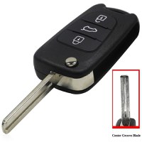 Cheie Auto Completa Techstar® Hyundai, I30, I20, IX35, IX55, ID46, 433Mhz, TOY40, 3 Butoane - 1