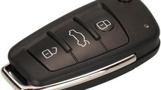 Cheie Auto Programabila Techstar cu 3 butoane pentru Audi Q7 B7 Q3 A3 TT A2 A8 A6 A6L A4 S5 C5 C6 B6 A4L A5 Q5 S RS