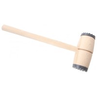Ciocan din lemn pentru carne, capete metalice, PRACTIC - 1