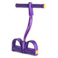 Coarda FITNESS elastica cu manere, Violet - 1