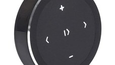Comenzi Volan Wireless Techstar® Negru, Bluetooth, Control Media pentru Navigatii Android, Telefon, Tableta, Oprire