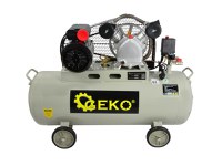 Compresor 100L, 9bar, 390l/min, 2 iesiri, GEKO G80302 - 1