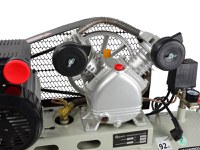 Compresor 100L, 9bar, 390l/min, 2 iesiri, GEKO G80302 - 4