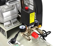 Compresor 100L, 9bar, 390l/min, 2 iesiri, GEKO G80302 - 3