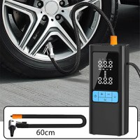 Compresor auto portabil wireless Techstar® MU002, afisaj digital LCD, lanterna LED, baterie reincarcabila 6000mAh - 2