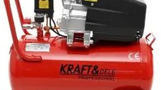 Compresor de aer industrial 50litri, Kraft&Dele KD401, 8 bar, 206 L/min, 3.8CP