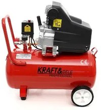 Compresor de aer industrial 50litri, Kraft&Dele KD401, 8 bar, 206 L/min, 3.8CP - 1