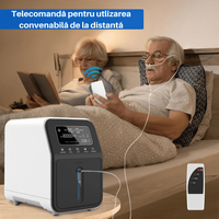 Concentrator de Oxigen Portabil NeoHGS, Capacitate 1-9L/min, Telecomanda, Functie de Aerosoli/Nebulizator - 7