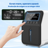 Concentrator de Oxigen Portabil NeoHGS, Capacitate 1-9L/min, Telecomanda, Functie de Aerosoli/Nebulizator - 8