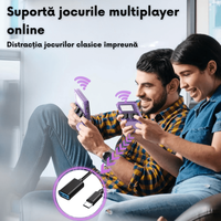 Consola Gaming portabila cu 15.000+ Jocuri Clasice, Ecran HD 3.5'', 128GB Stocare, Joystick-uri 3D, Multiplayer Wireless - 1
