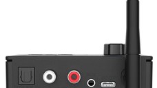 Convertor Audio Digital la Analog Techstar® DAC 192KHz cu Bluetooth 5.4 si Telecomanda, Intrari Optice, Iesiri RCA