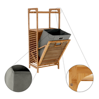 Cos de rufe, bambus natural/gri, KERI NEW - 11
