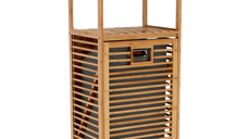 Cos de rufe, bambus natural/gri, KERI NEW
