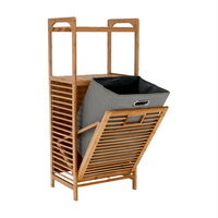 Cos de rufe, bambus natural/gri, KERI NEW - 5