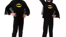 Costum Batman pentru copii, marime L pentru 7 - 9 ani