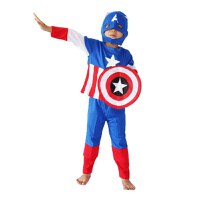 Costum Captain America pentru copii marime S pentru 3 - 5 ani - 1