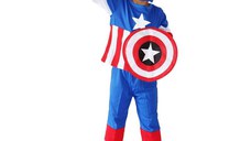 Costum Captain America pentru copii marime S pentru 3 - 5 ani