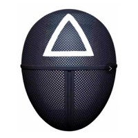 Costum pentru adulti IdeallStore®, Squid Game, model Triunghi, marimea S, rosu - 2