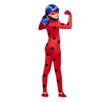 Costum pentru copii IdeallStore Buburuza Miraculoasa, tip combinezon, 3-5 ani, rosu - 3