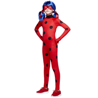 Costum pentru copii IdeallStore Buburuza Miraculoasa, tip combinezon, 5-7 ani, rosu - 2