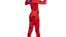 Costum pentru copii IdeallStore Buburuza Miraculoasa, tip combinezon, 5-7 ani, rosu