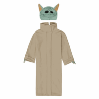 Costum pentru copii IdeallStore®, Baby Yoda, bej, 5-7 ani, masca inclusa - 5